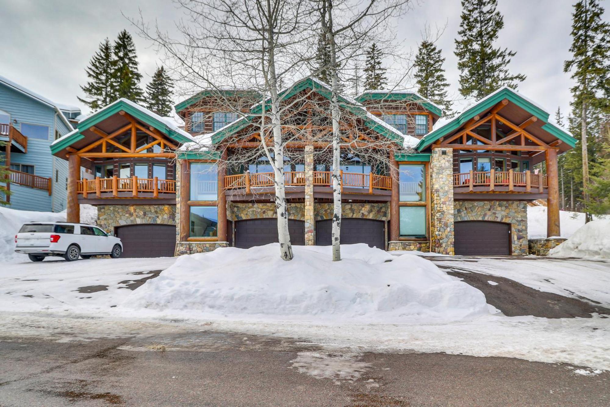 Spacious Whitefish Home With Sauna And Ski Resort View Exterior photo