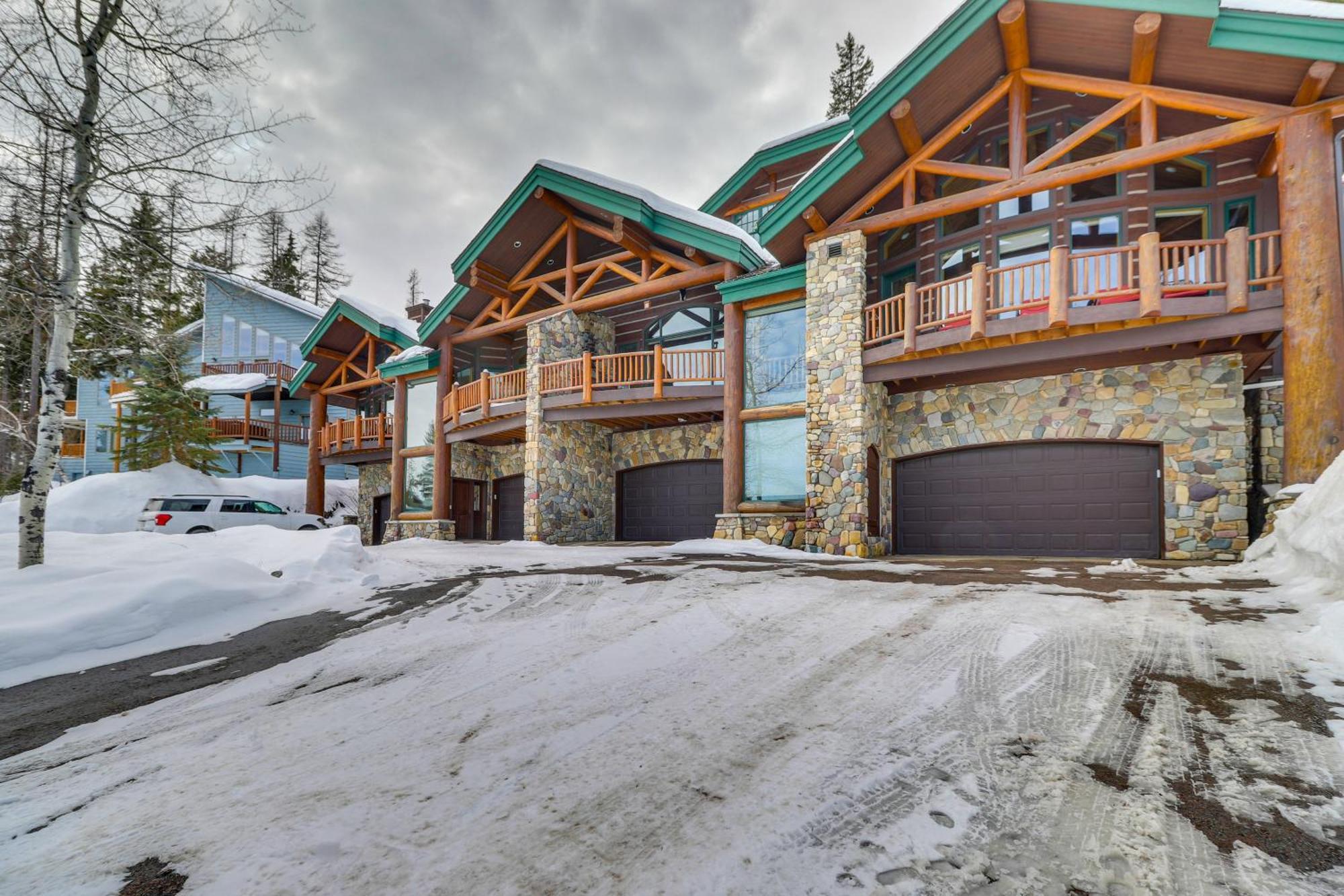 Spacious Whitefish Home With Sauna And Ski Resort View Exterior photo